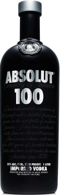 Absolut - Black Vodka 100 Proof 200ml